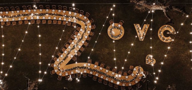 Matrimoni romantici: Tavolo Love, il tavolo dell’amore