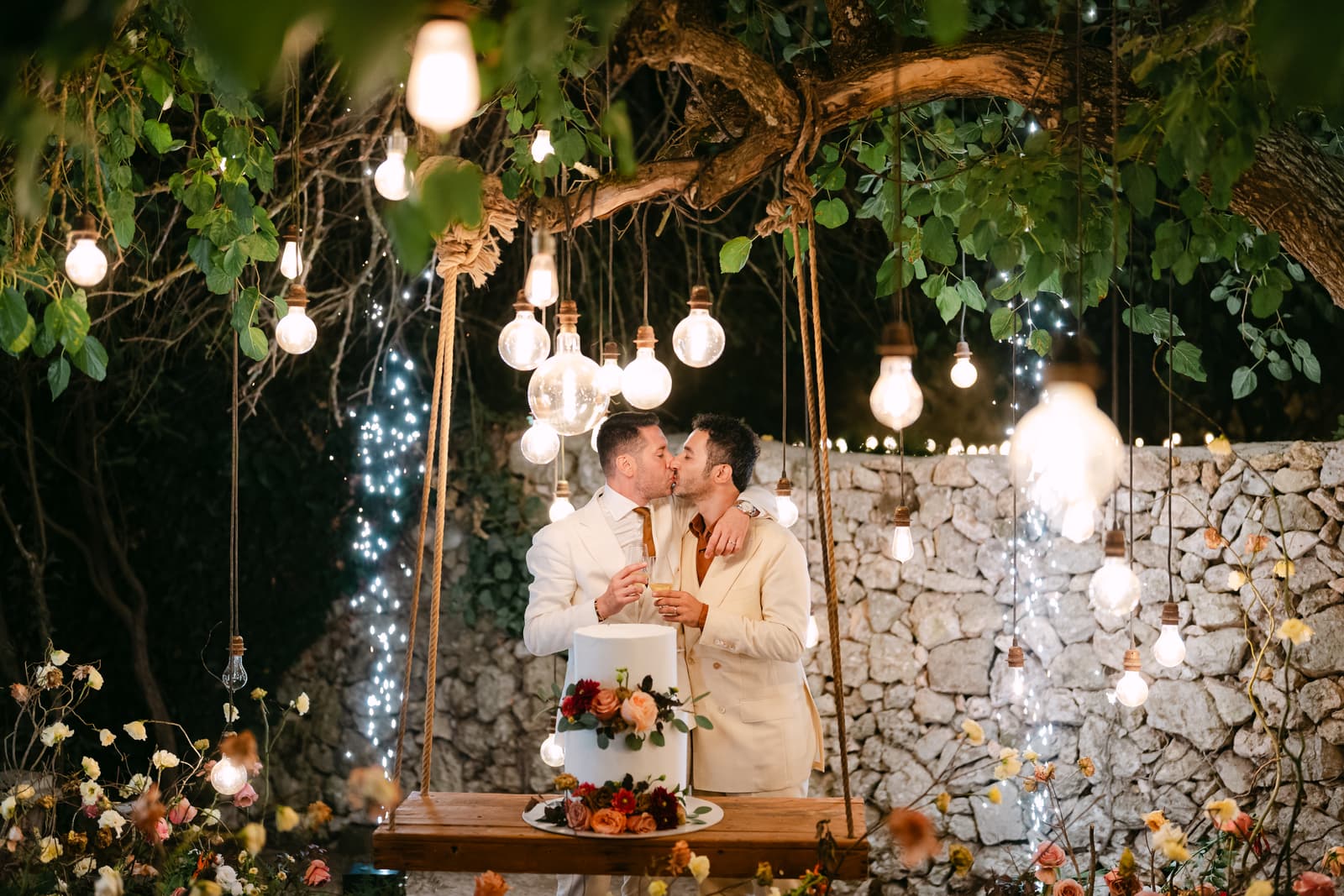 taglio torta matrimonio gay tenuta tresca